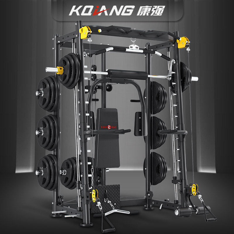 康強(qiáng)BK-3000E全新升級(jí)史密斯機(jī)龍門架深蹲架臥舉床小飛鳥訓(xùn)練器綜合訓(xùn)練器健身器材 3000E升級(jí)配置